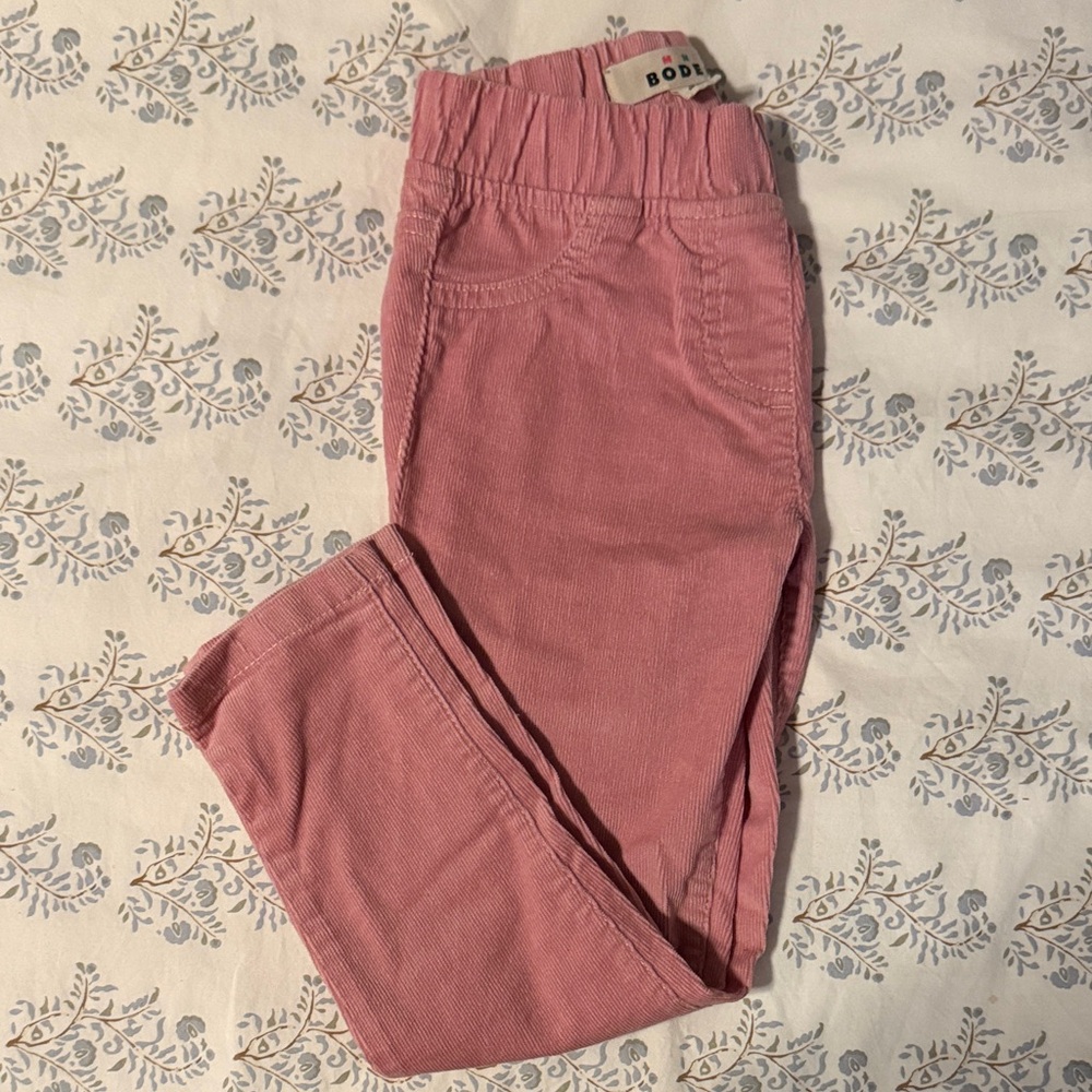 MiniBoden Girl’s Pink Corduroy Pants